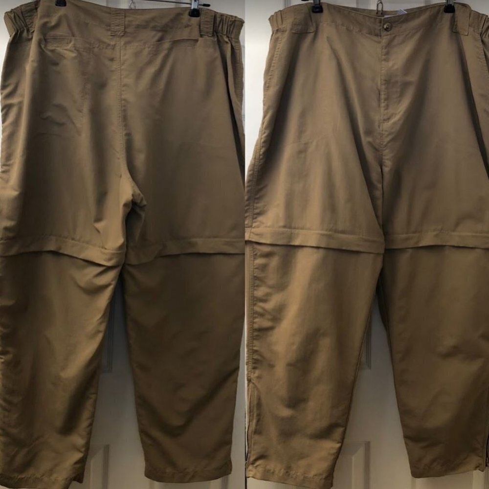 Campmor Men's Nylon Tan Convertible Pants To Short